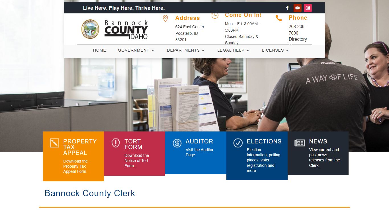 Clerk | Bannock County